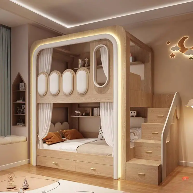 

Luxuce Simple Kids Beds Safety Expandable Normal Custom Single Kids Bed Princess Girls Design Lettino Per Bambini Furniture Home