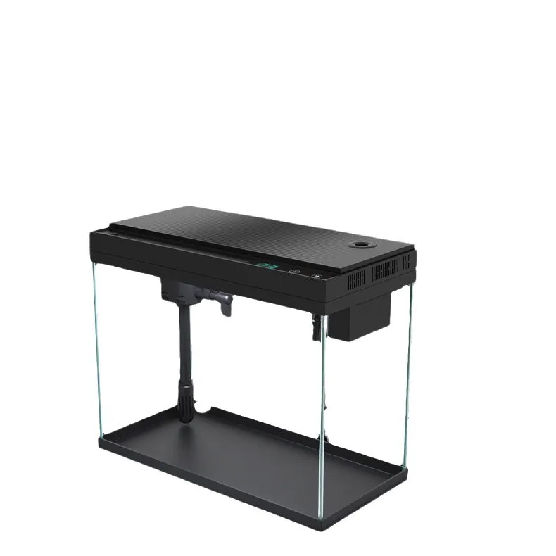 

New humidified integrated glass fish tank smart ecological desktop small fish tank ultra-white glass home