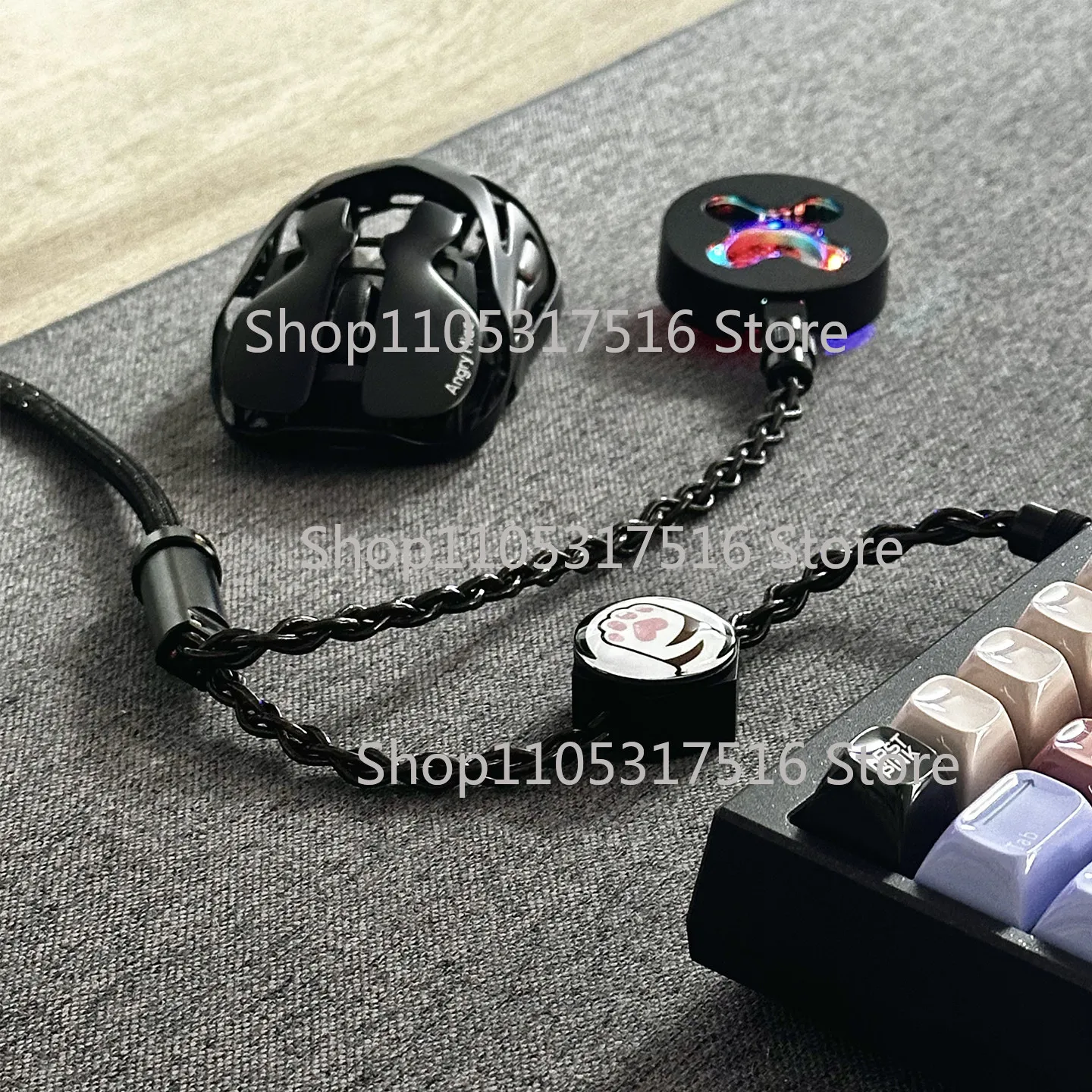 One Plus Two Dual 8K Gaming Mechanical Keycaps Integrated Aviation Connector Cable (Non-Glossy Version) For UNKNOWN ERROR D27