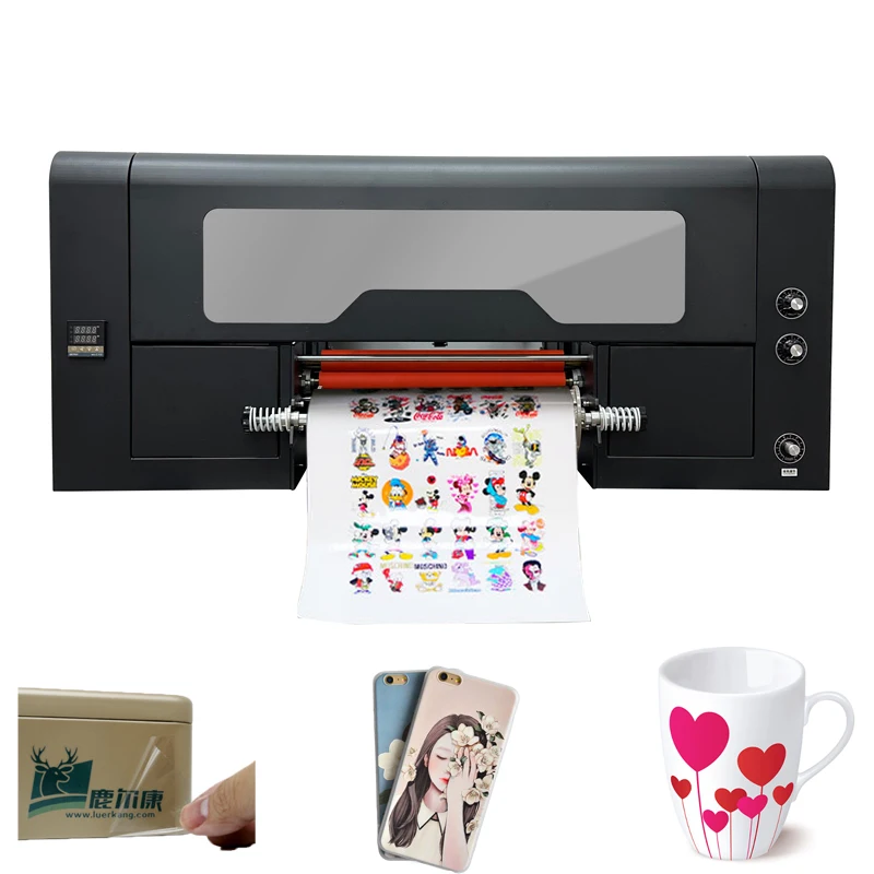 

Uv Dtf Sticker Printer Roll To Roll Ab Film Glass Can Cup Wrap A3 Uv Dtf Printer With Laminator