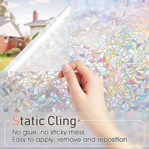 Datenschutzfilm Rainbow Movie Fenster ADERE 3D Dekorative Fenster Vinyl Vitals Abziehbilder des statischen Fensters Adree Aufkleber Fenster 12 Hauptverkaufsaufkleber Arco Iris Fenster - №5