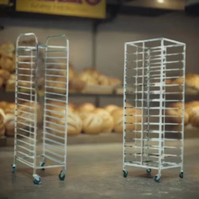 Bakery a Hotel Supplies Shelf Kitchen 60x40 Oven Trays Commercial Stainless Steel Food Bread Pan Cooling Rack Trolley for Baking