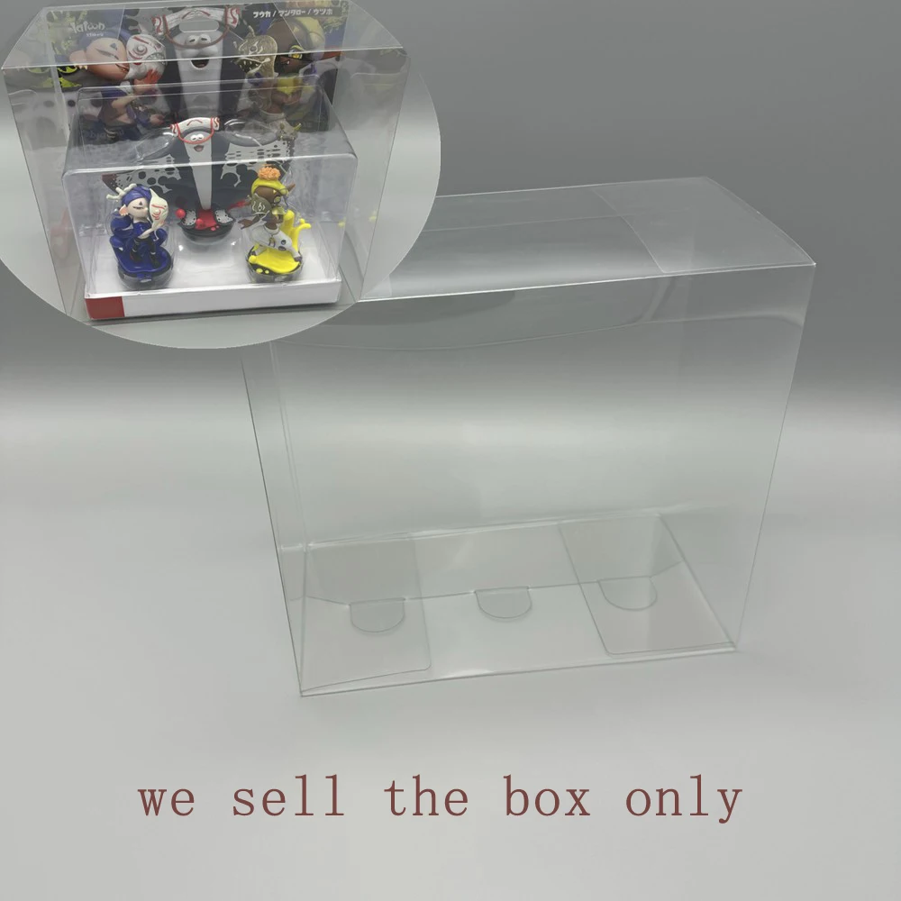 Clear box Cover Protector For Am ii bo Game Storage Box For Splatoon 3 Deep Cut Display Box