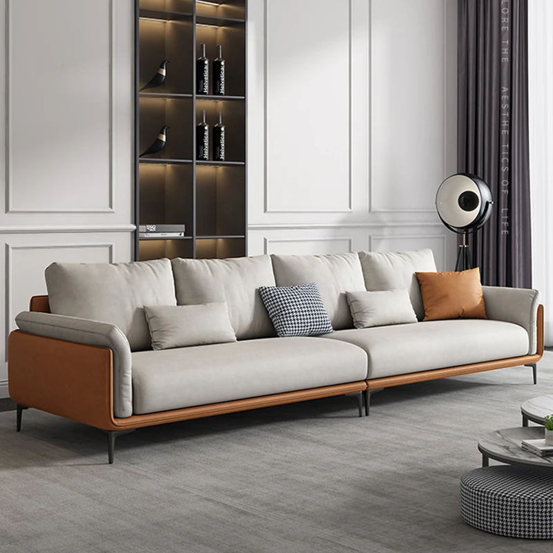 

Queen Minimalist Living Room Sofas European Beige Armchair Lounges Sofas Double Sleeper Daybed Divano Soggiorno Home Furniture