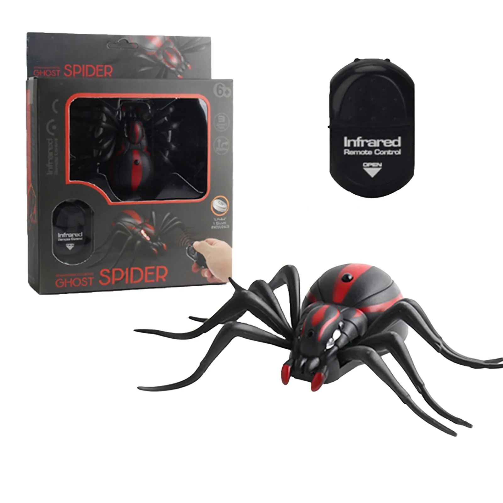 

Mini Remote Cockroach Toys Realistic Animal Plush Interactive Pet Toy Trick Infrared Electric Animal Simulation Sensing Toy