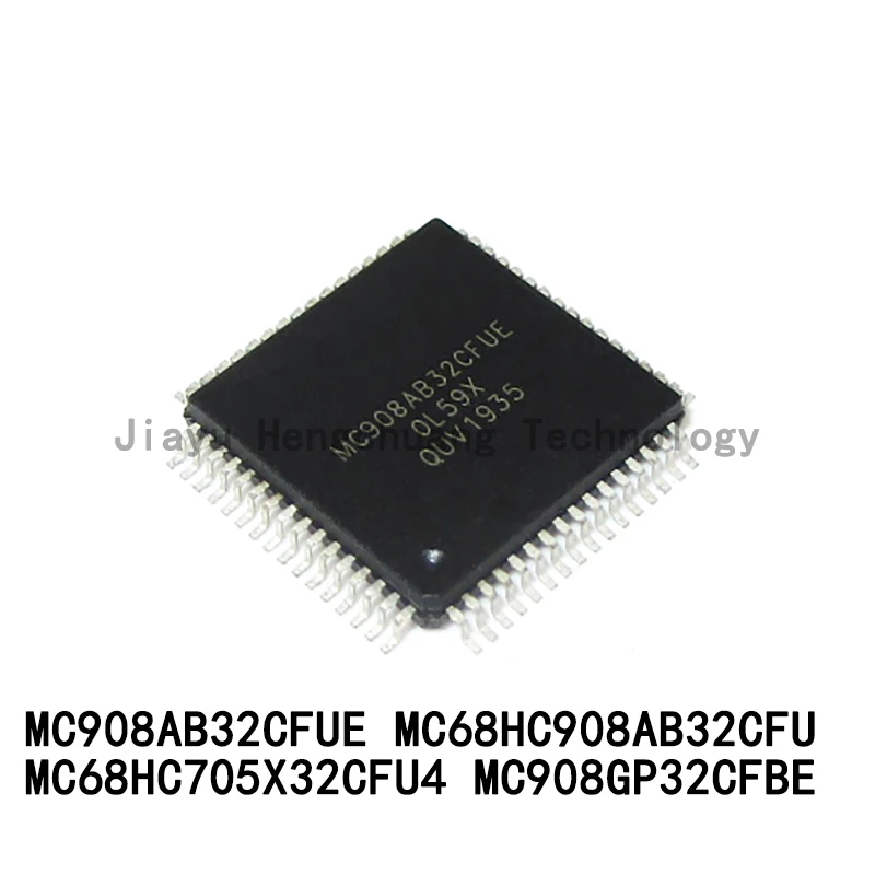 5PCS MC908AB32CFUE MC68HC705X32CFU4 QFP64 MC908GP32CFBE LQFP44 MC68HC908AB32CFU 8-bit MCU HC08 Microcontroller Processor Chip