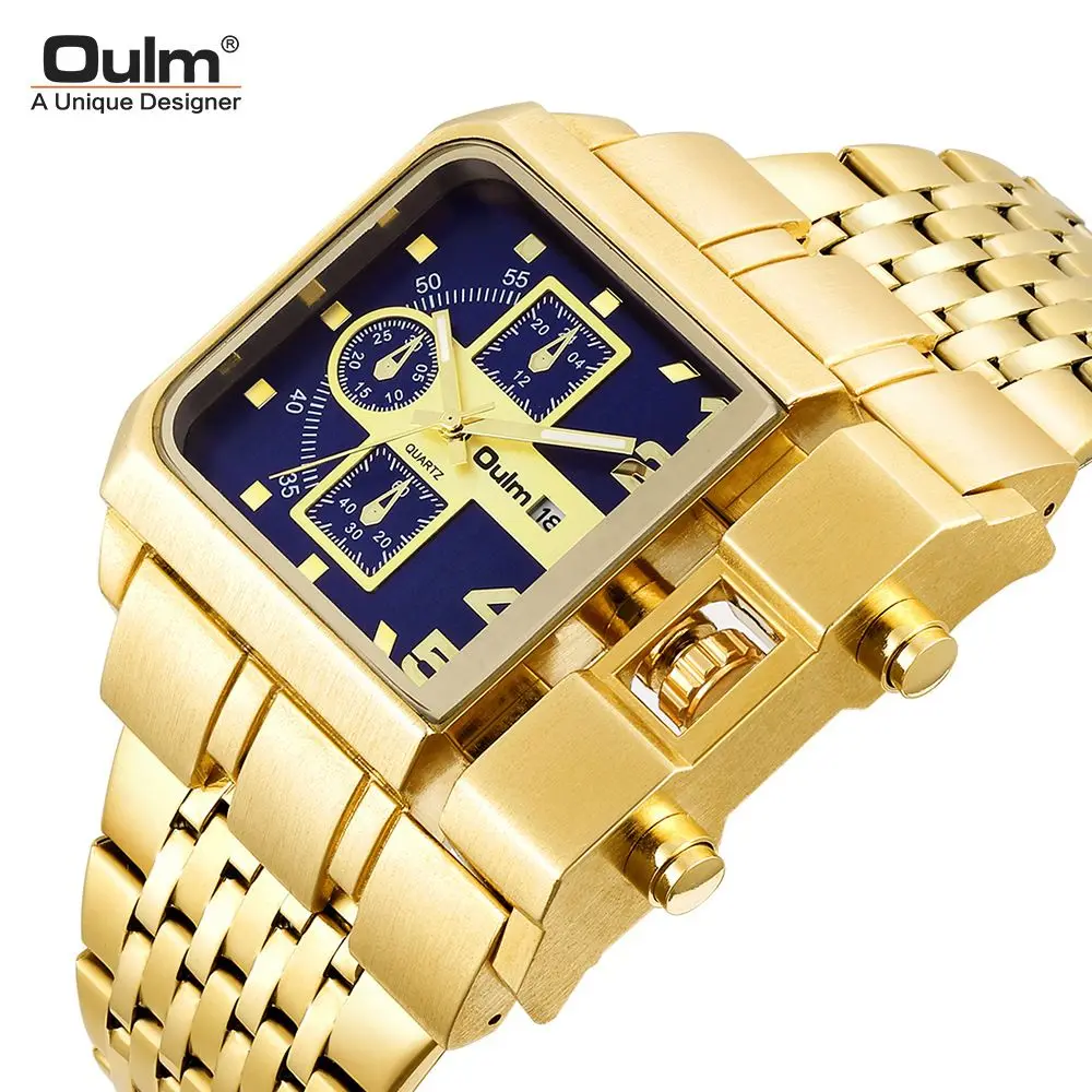 European and American Style Large Dial High-End Business Men's Quartz Watch, Fashionable, Casual, Simple, Stylish, Cool, Street-Style Handsome Trendy Men's Watch, the Best Gift for Him