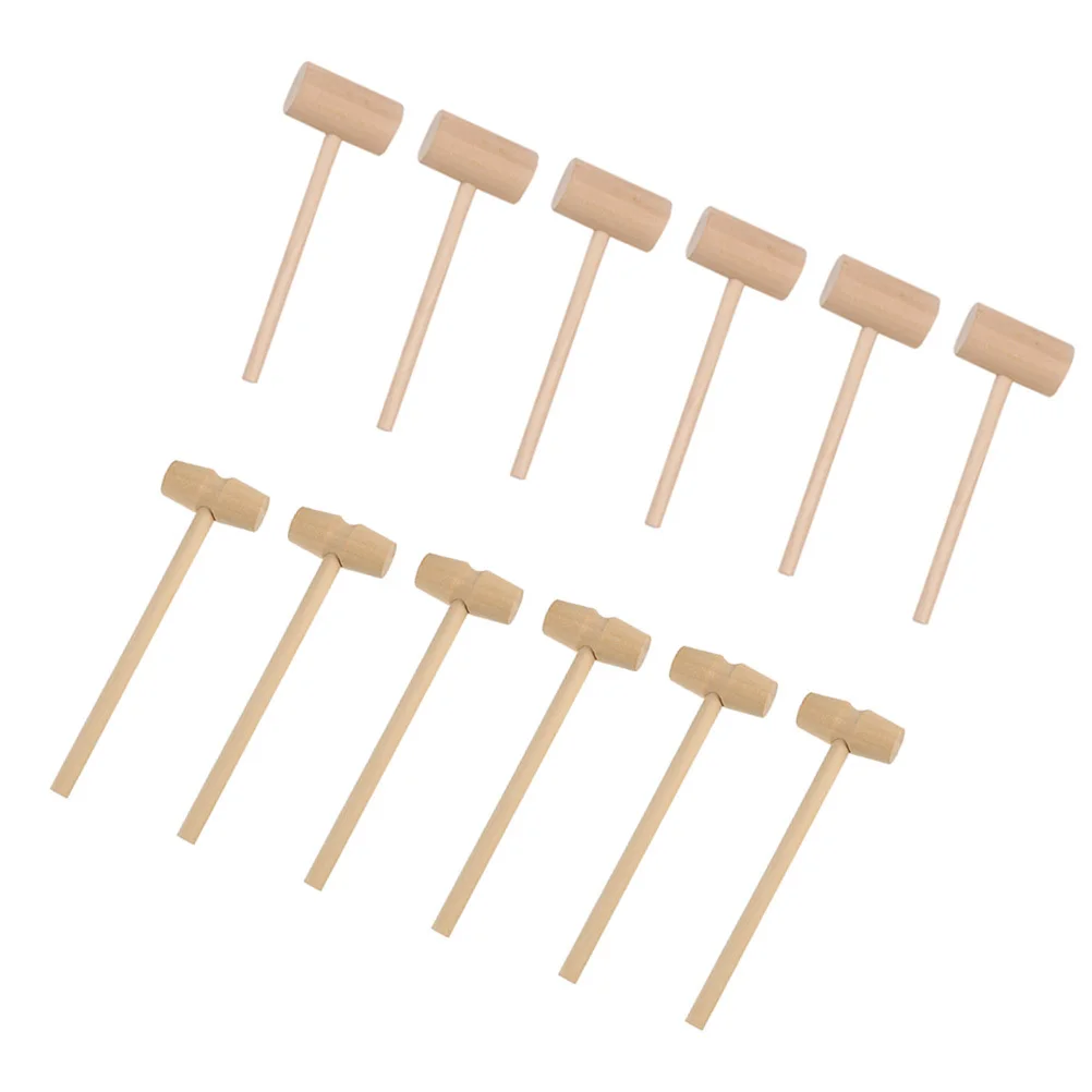 20 stuks mini houten hamers massief hamer thuis restaurant keuken helper baby spiertraining hamer educatieve houten hamer
