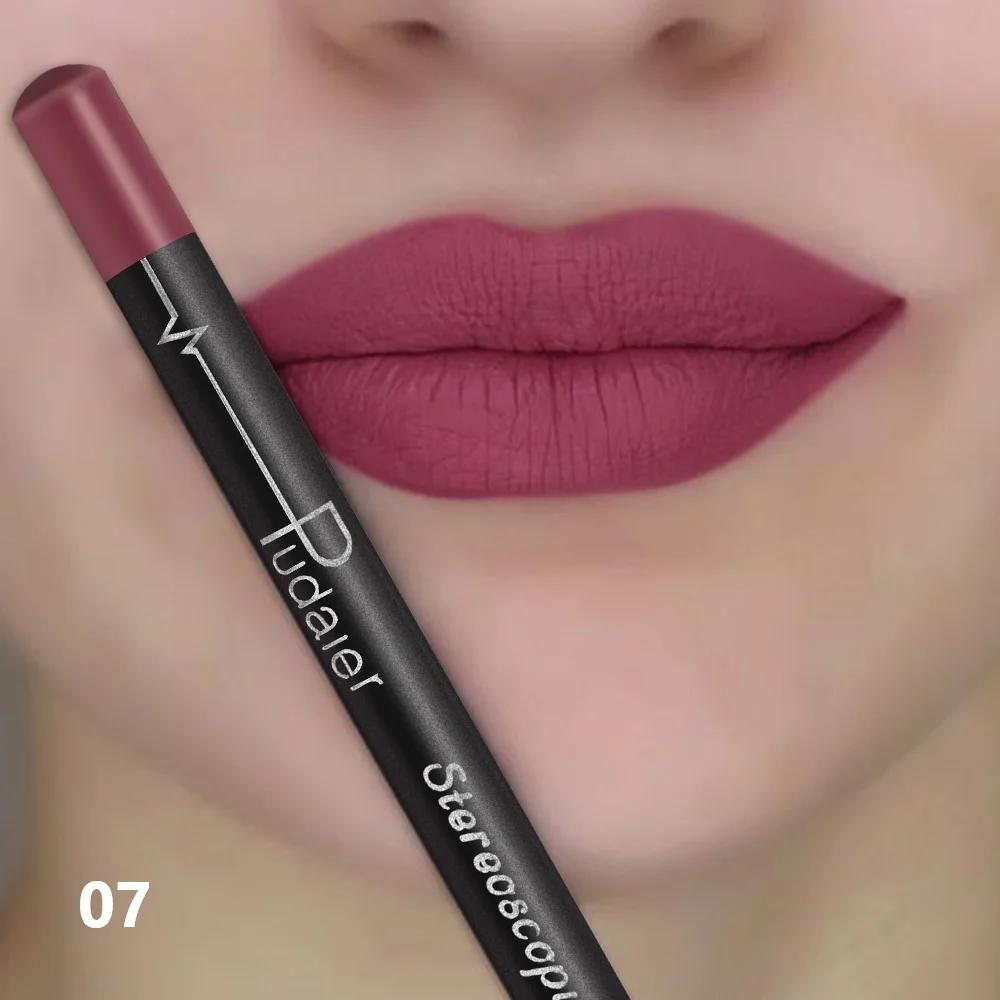 Pudaier Matte Lip Liner Wodoodporna konturówka do ust, wybór na Walentynki