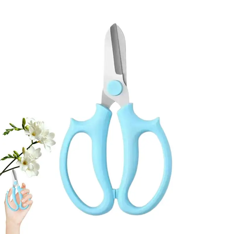 Floral Shears Stainless Steel Garden Clippers Strong Pruner Garden Pruning Shears Adjustable Durable Garden Tool For Plants