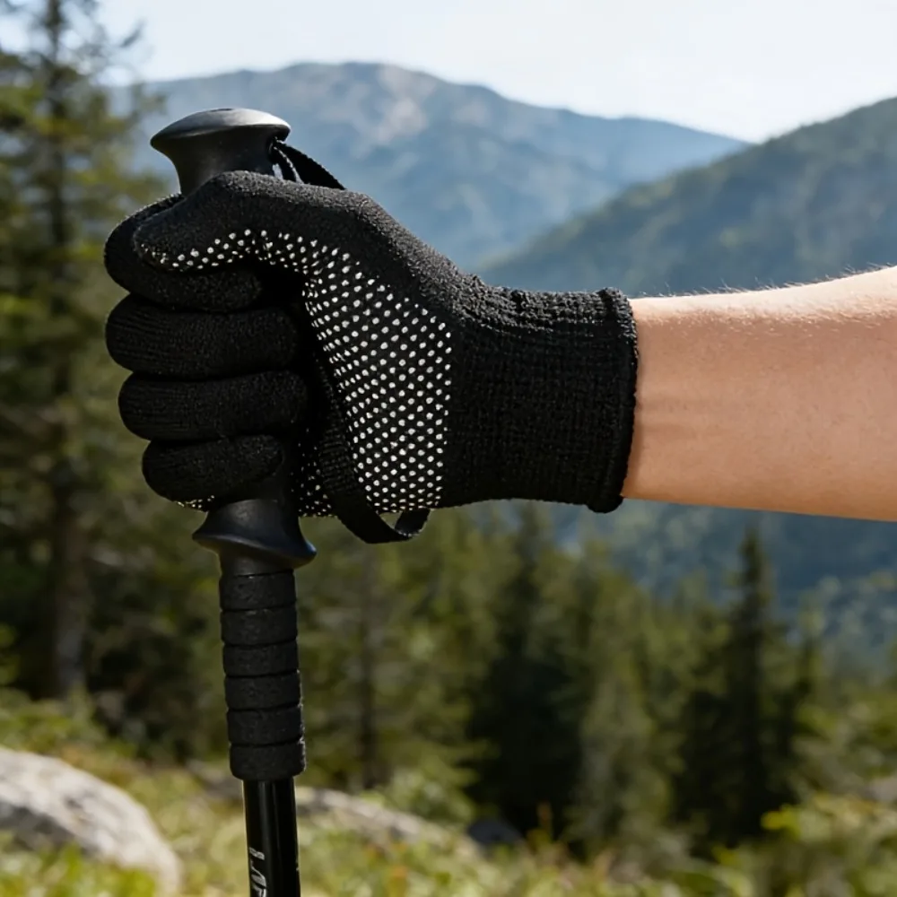 10pcs of nylon dot gloves,suitable for outdoor cycling, camping and fishing,lightweight and wear-resistant. Anti-slip gloves