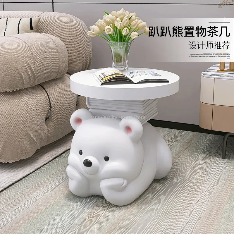 Cream Edge Several Nightstand Bear Decoration Home Accessories Living Room TV Cabinet Sofa Housewarming Gift