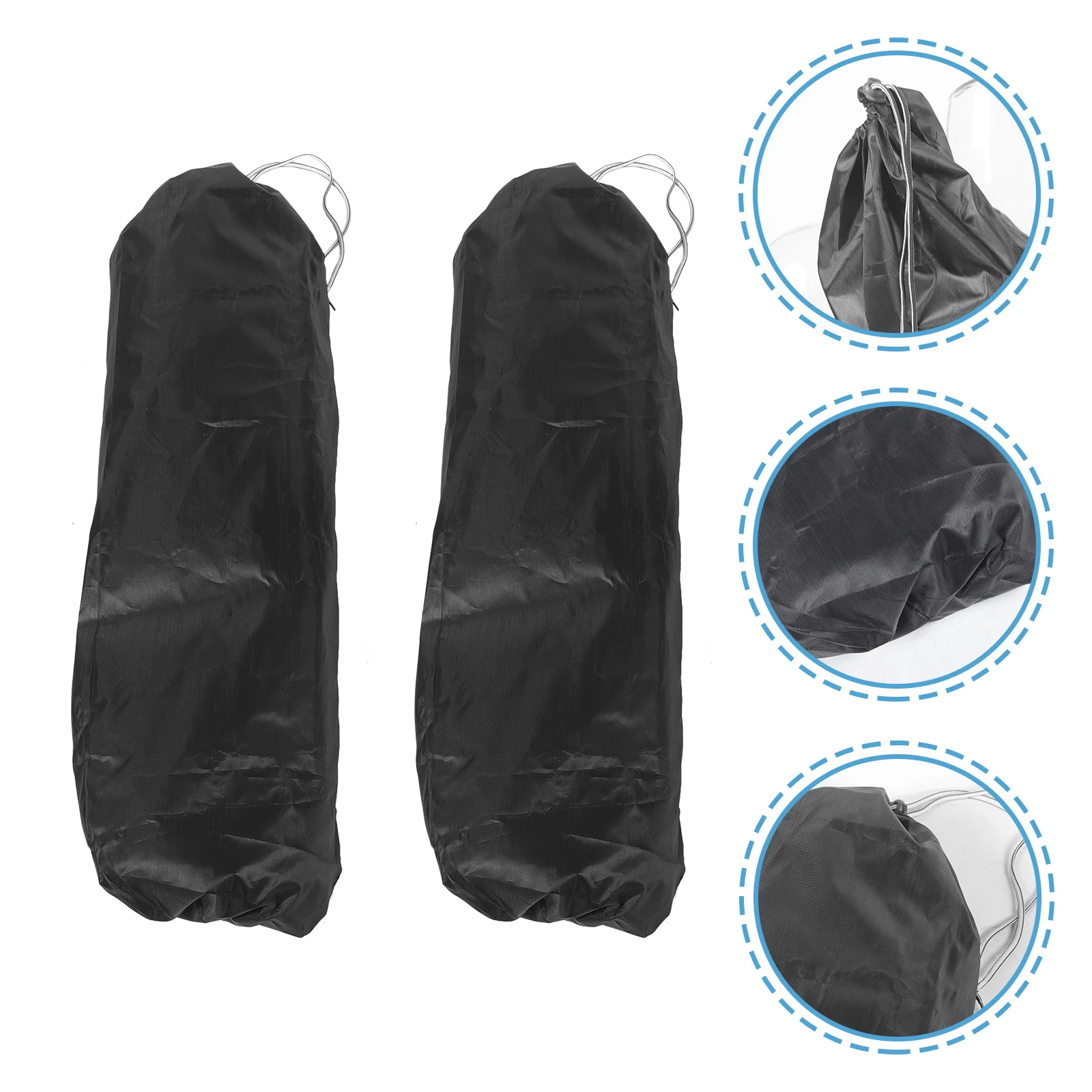 

2pcs Skateboard Backpack Bags Portable Shoulder Sling Lightweight Oxford Cloth Durable Waterproof Sports Outdoor Accessory