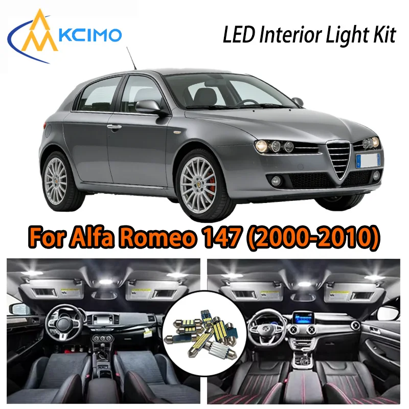

KCIMO For Alfa Romeo 147 (2000-2010) Premium LED Interior Kit - 2 Colors , Quick Installation, Long-Lasting
