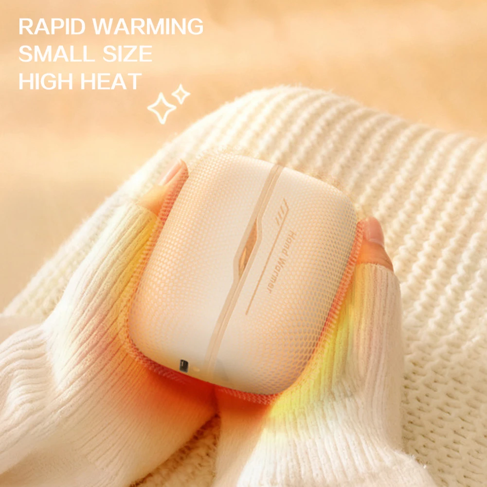 

Магнитная разделенная грелка для рук для двух рук, перезаряжаемая, портативная, долговечная, удобная для поездок на работу