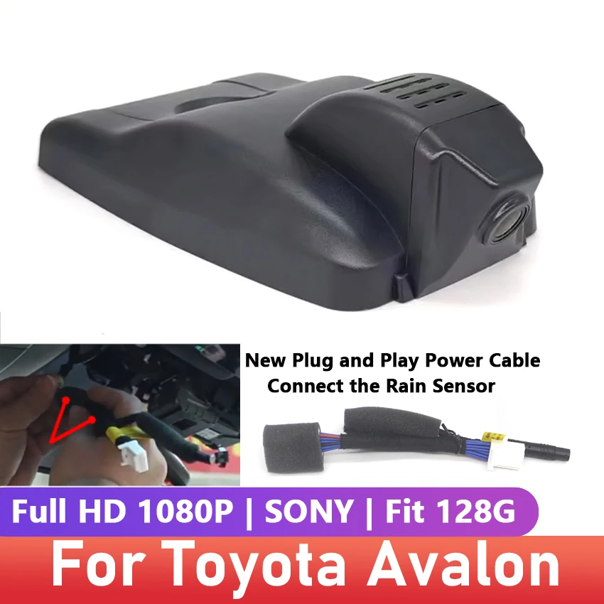 

Car Video Recorder HD Night Vision DVR Dash Cam Camera For Toyota Avalon XX50 2019 2020 2021 2022 2023 Dashcam