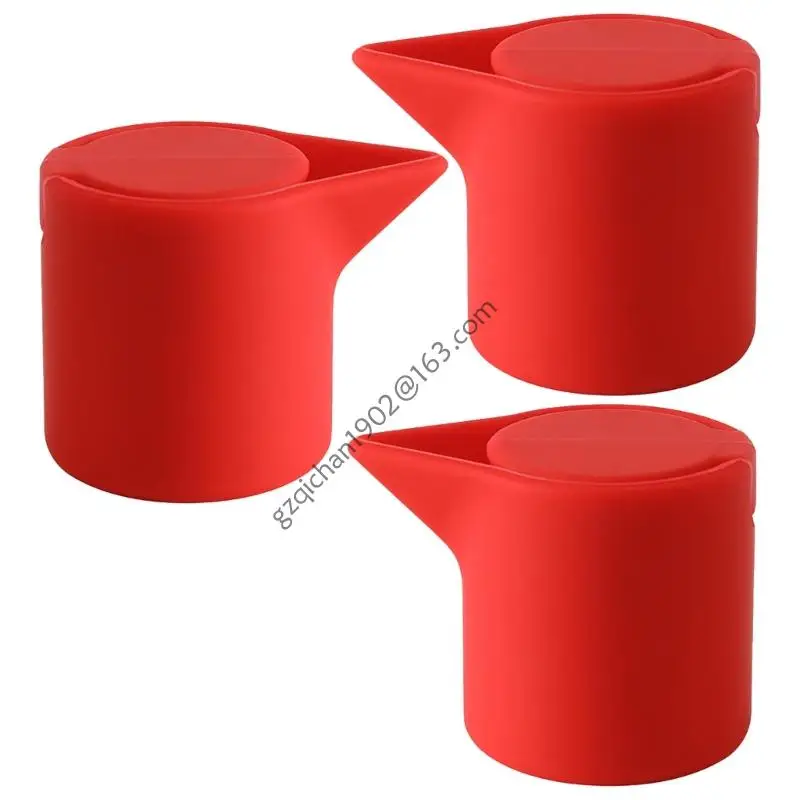 

X7AB 3 Efficient Wine Bottle Stoppers Flexible Silicone Leak Proof Freshness Saving