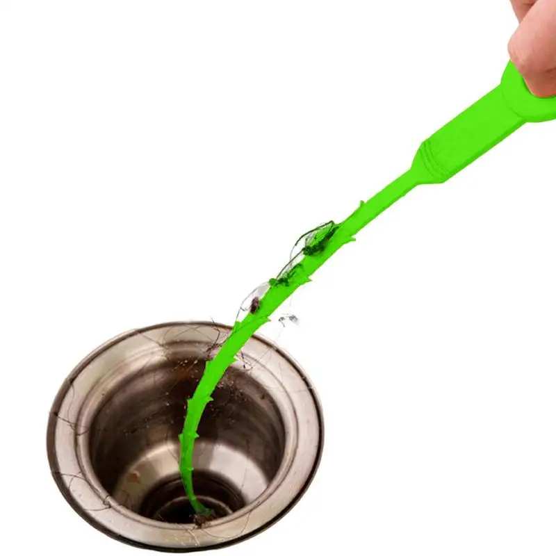 21 Cal łazienka zlew kuchenny czyszczenie rur hak Cleaner kije środek do usuwania zatorów pogłębianie ścieków rura sprężynowa narzędzia do pogłębiania włosów