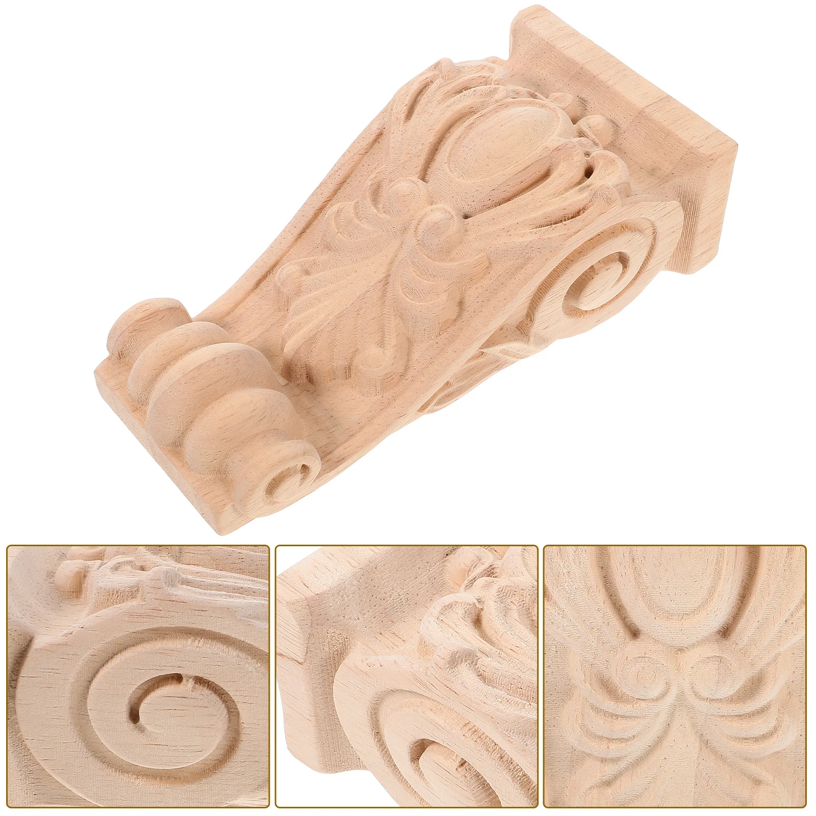 

Carved Wood Capitals and Corbels Decoration Decorative European Style Household Wooden Small