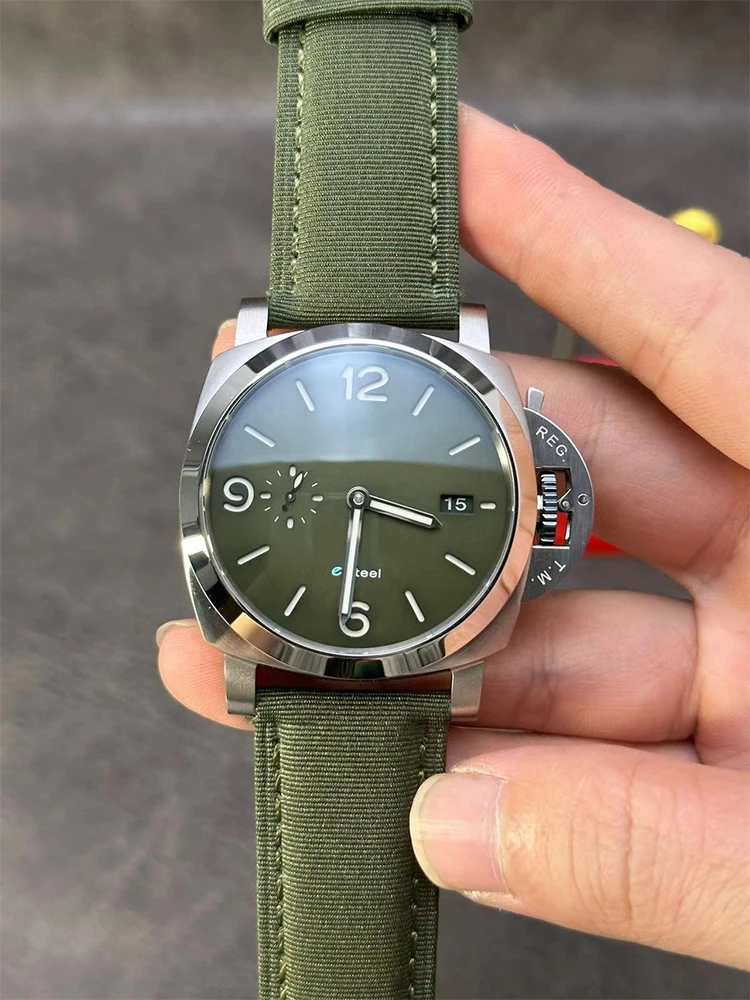 Best Quality PAM1356 Size 44MM Green Face Men\'s Green Face Watches Automatic Mechanical Movement