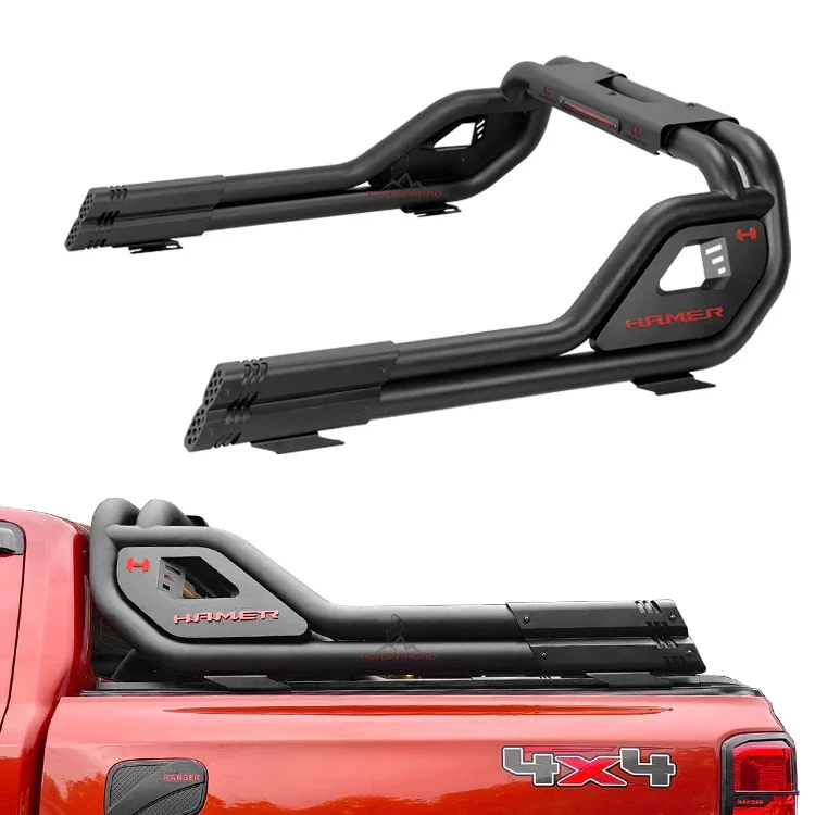 

New design pickup ute roll bar TONNEAU COVER Bed Extendefor - Toyota Tacoma hilux rev viog Ranger NAVARA TRITON L200 NISSAN DMAX