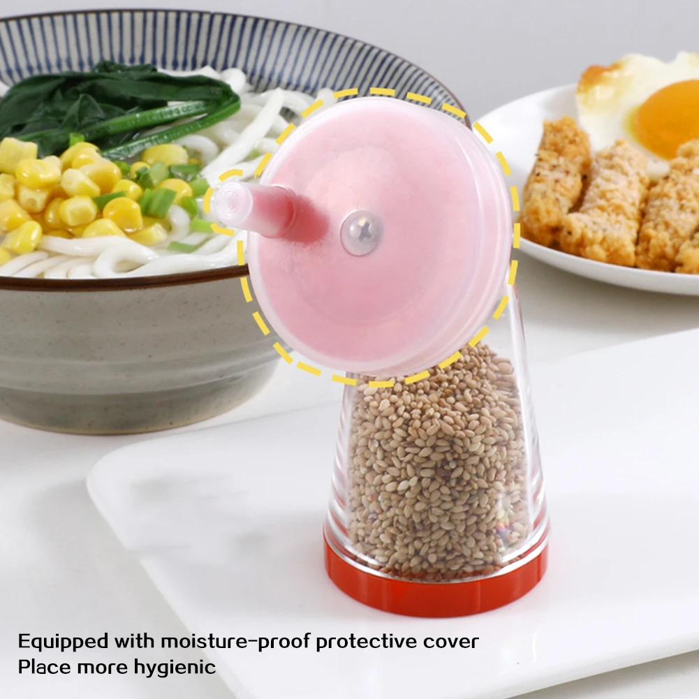 

Sesame-Seed Grinder/Dispenser Convenient Manual Sesames Mill For Breakfast Dinner