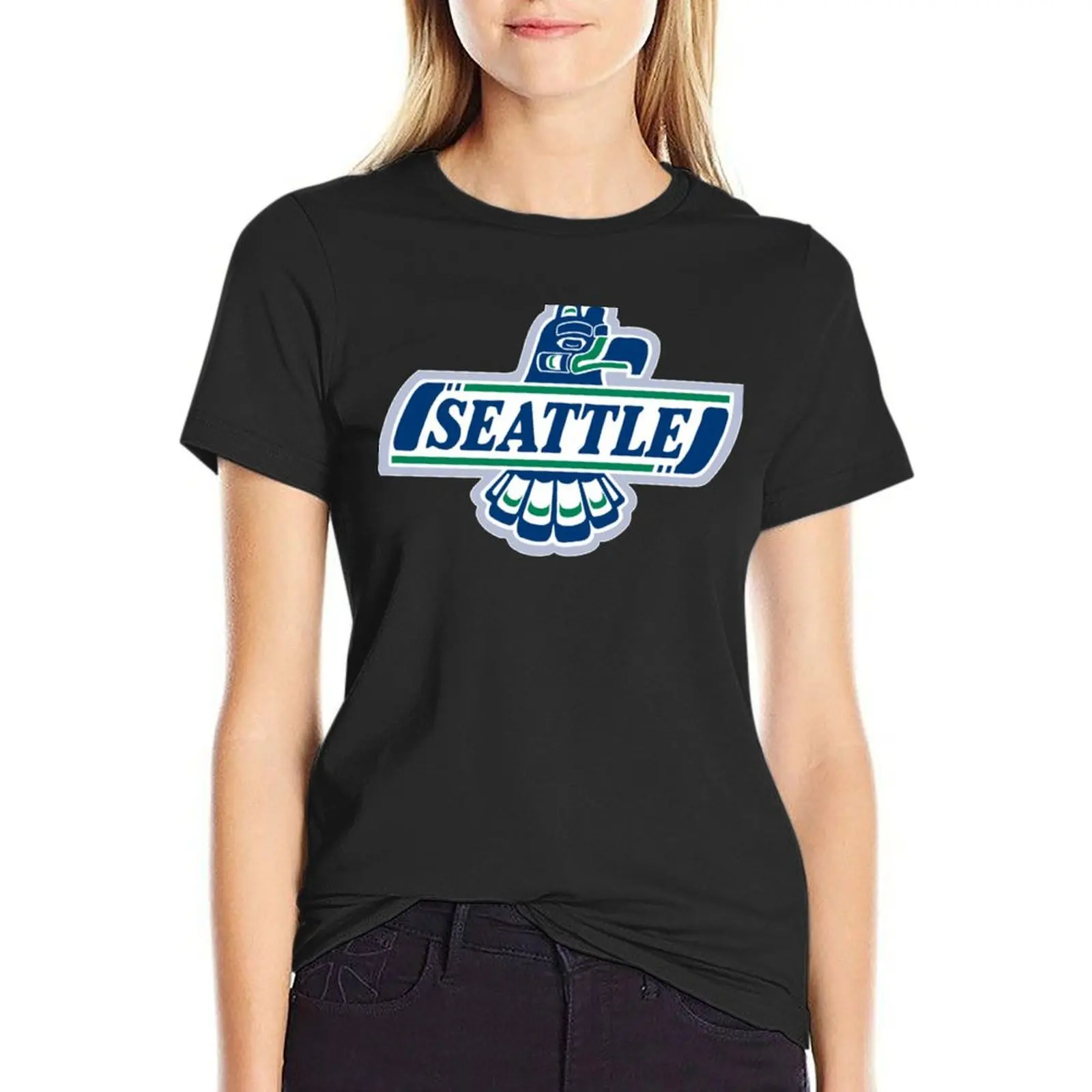 Seattle Thunderbirds T-Shirt kawaii clothes oversized female t-shirts for Women graphic tees