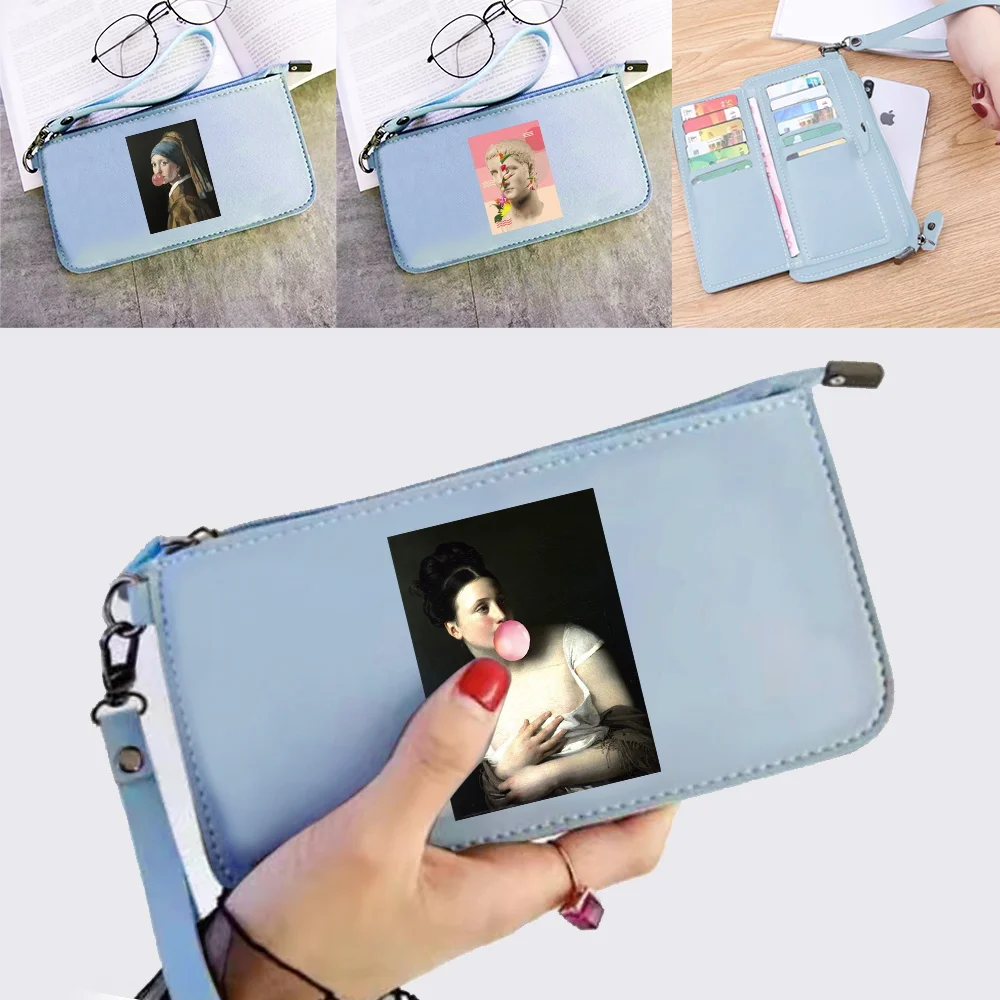 

New Long Zipper Wallet Large Capacity Multi-card Bag Outdoor Coin Purse Funny Pattern Stylish Lightweight Multifunctional Wallet