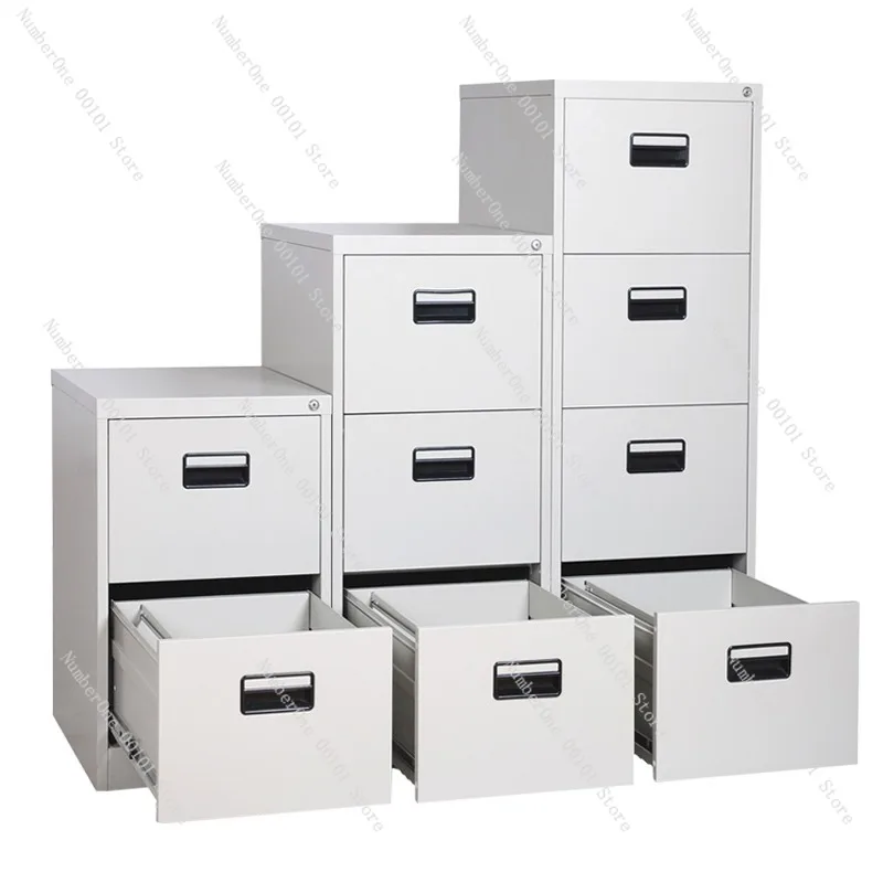 

Office Storage Steel File Cabinet 2 3 4 Drawer Metal Filing Chest A4 Hanging Folder Document Archive Organizer with Lock Low
