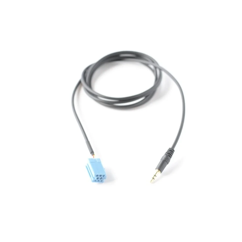Audio Input Cable with 3 5mm AUX Jack for BLAUPUNKT Aftermarket Car Radios Featuring 8Pin Mini ISO Connector for Mobile Devices
