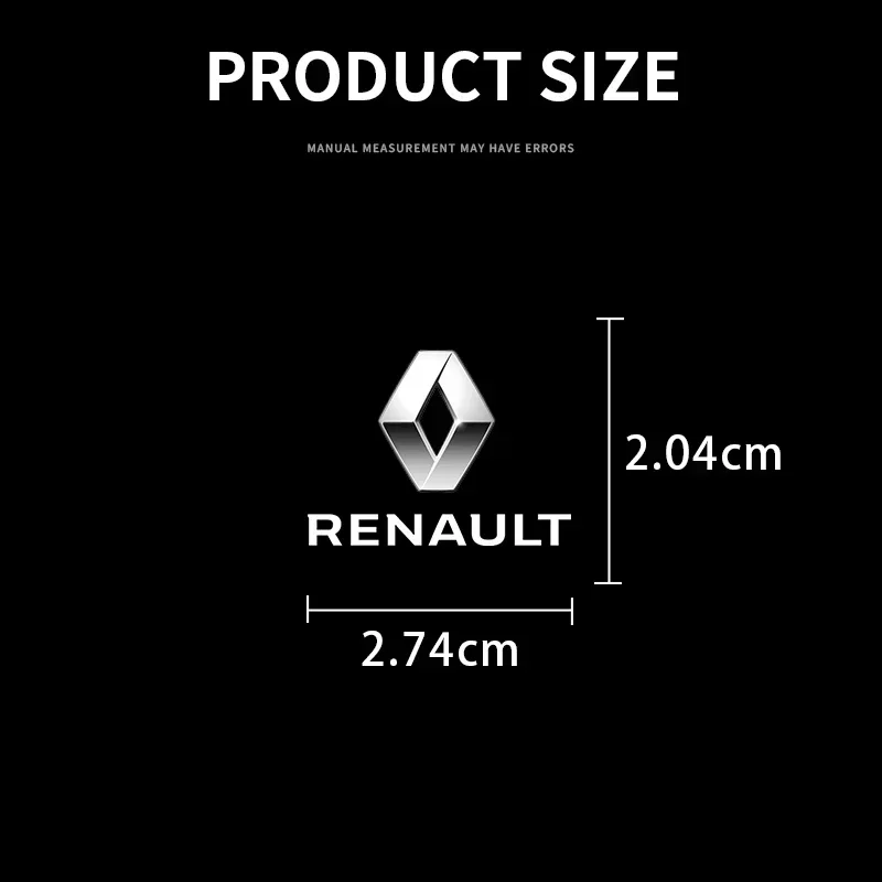 Car Front Seat Headrest Badge Decal Car Side Window Stickers For Renault DACIA Scenic Loguna Twingo Symbol Fluence Espace Clio view 2