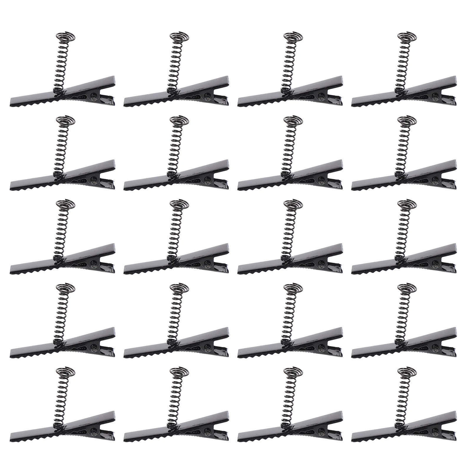 Hairpin Accessories Roller Clips DIY Flat for Black Iron Crafts Making Supply Crocodile