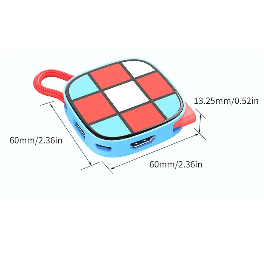 محطة إرساء من النوع C من الجيل الثاني 3 في 1 لـ Switch2 4k 60 هرتز USB3.0 5Gbps PD-100W طاقة لعبة صب شاشة وحدة التحكم في الألعاب #6