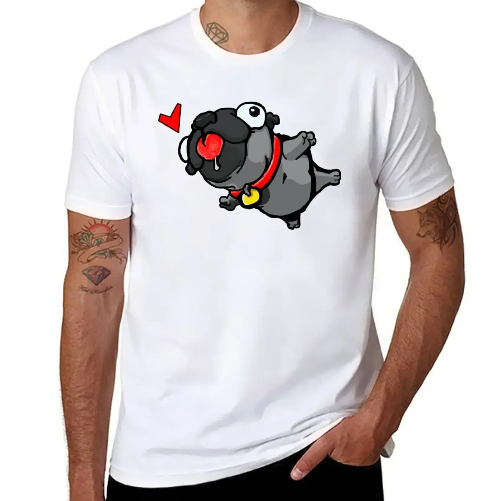 Мужская футболка черного цвета