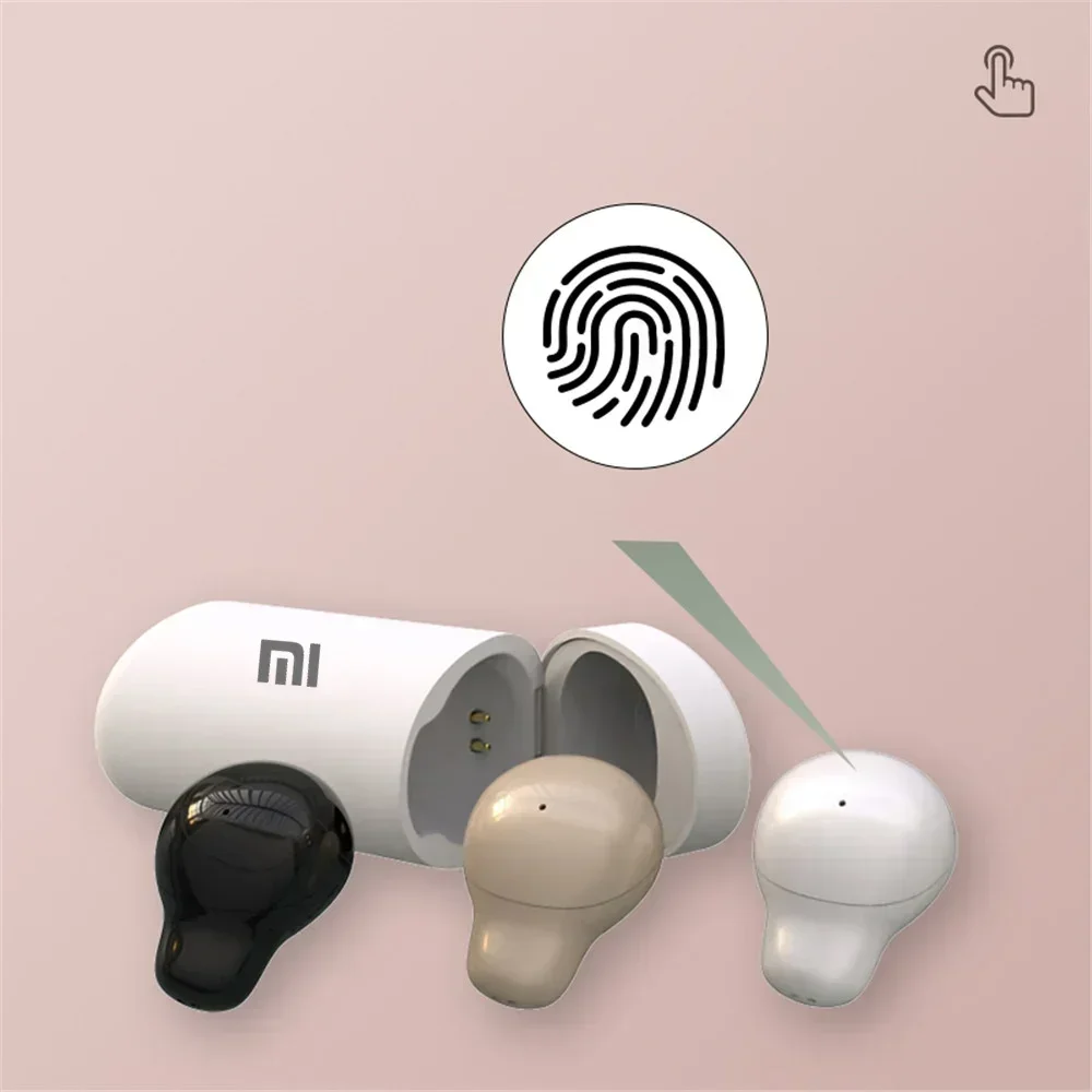 Xiaomi Invisible Wireless Open Earphone with Touch/Handsfree Bluetooth5.0 Half in-Ear Painless Single-Ear Noise Canceling Earbud