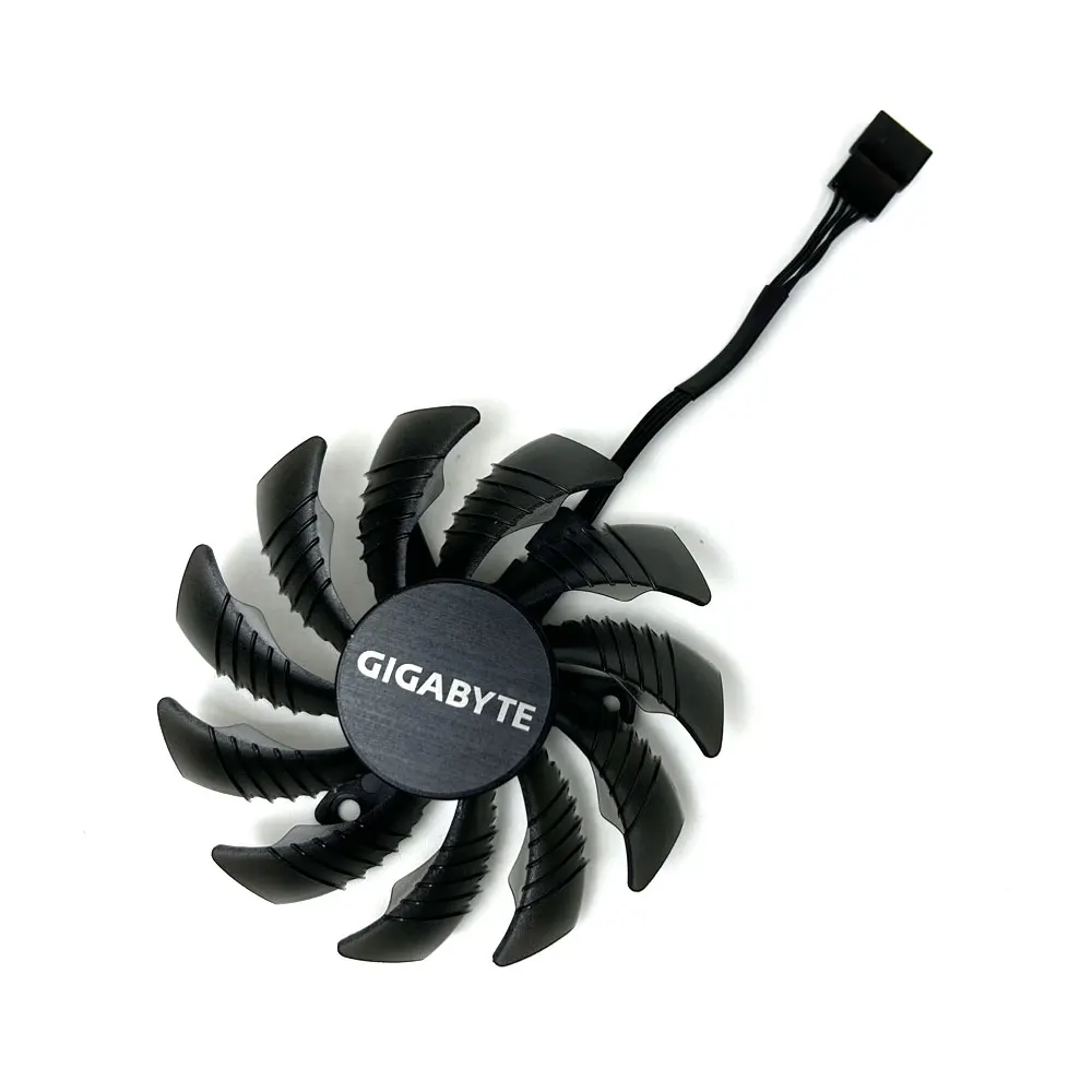 Ventilador de refrigeração para Gigabyte, PLD08010S12HH, T128010SU, GTX1660, SUPER AORUS, 6G, RTX2060, RTX3060, RTX3070, 75mm, 4Pin