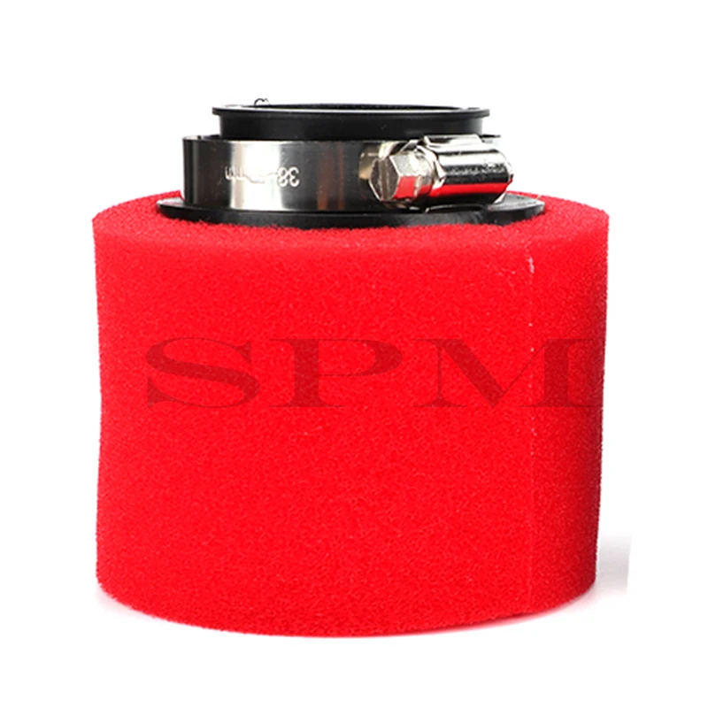 35Mm 38Mm 42Mm 45Mm 48Mm 50Mm Stright En Buig Elleboog Hals Schuim Luchtfilter Spons Reiniger Bromfiets Scooter Vuilbak Fiets Cyclus