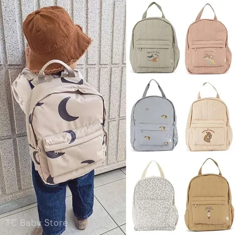 

KS Baby Kids Backpack - Schoolbag for Boys & Girls - Travel & Storage Bag for Kindergarten & Parent-Child Use - Durable Cherry Lemon Design