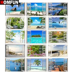 HOMFUN 5d Diamond Painting Full Square/Round 