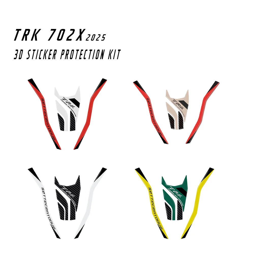 

3D Gel Epoxy Sticker Kit Motorcycle front end Protection Sticker For Benelli TRK 702 TRK 702X 2023 2024 2025