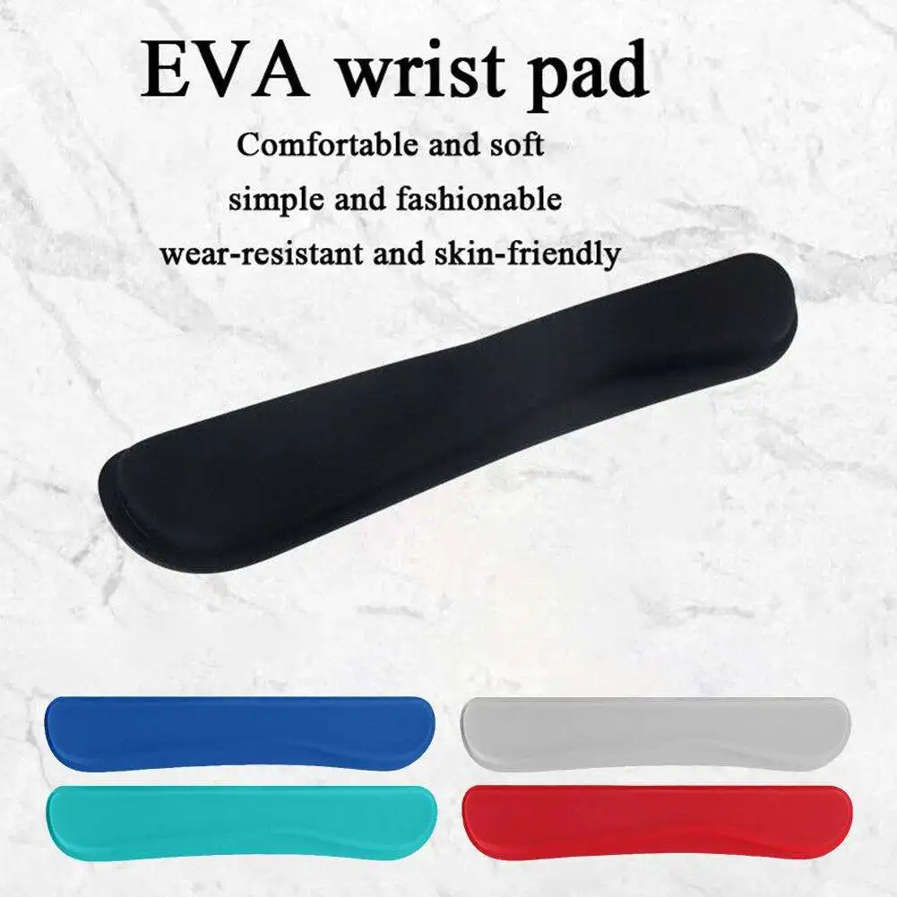 EVA 1Pc Keyboard Wrist Rest Pad Mouse Wrist Elbow Rest Support Game Computer Desk Pad Memory Foam Soft Rubber Easy To Clean