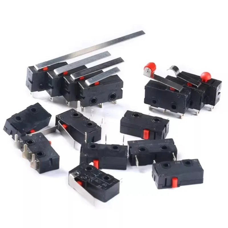 10pcs KW12  Travel limit switch contact button KW11  2-pin 3-pin micro switch