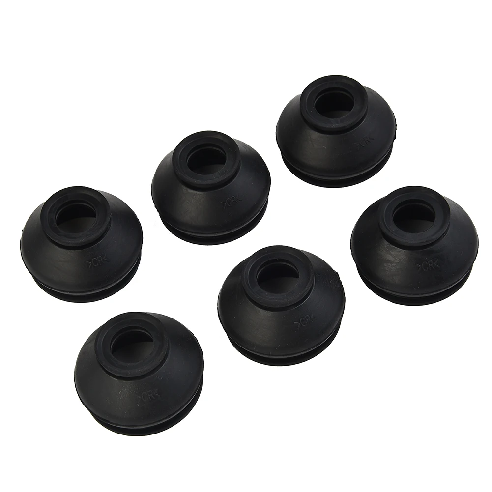 6Pcs Rubber Tie Rod End And Ball Joint Dust Boots Cover Upper Diameter 13mm Lower Diameter 30mm Height 23mm Ball Joint Boot