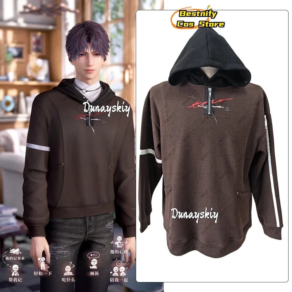 

CosplayLove And Deepspace Qi Yu Rafayel Cosplay Costume Hoodie Streetwear Casual Outfit Anime Game Role-playing Suits Unisex Out