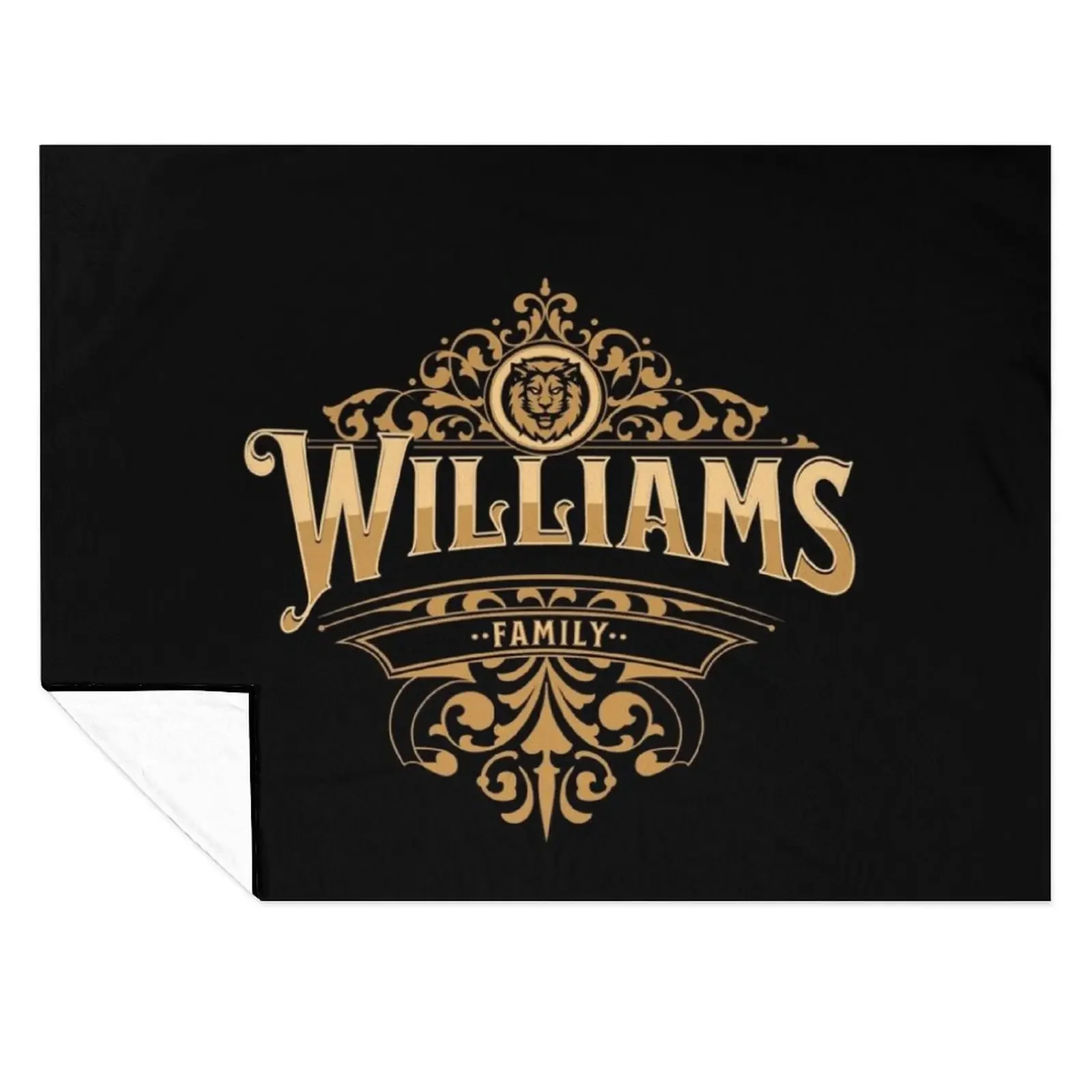 

Williams Family Coat of Arms or Crest Williams Throw Blanket for sofa wednesday Kid'S valentine gift ideas Blankets