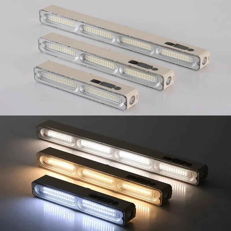 20CM/30CM/40CM Luce notturna a LED ricaricabile a tre colori variabili Luci intelligenti multifunzionali Lampada da notte da campeggio esterna