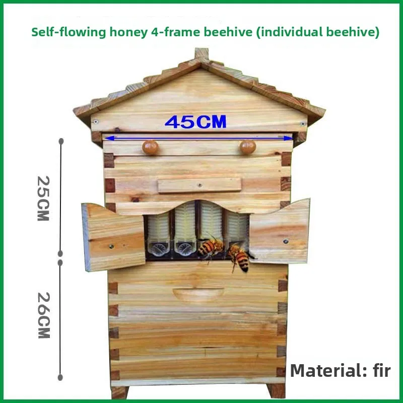 Automatic Honey Flow Hive Frame Plastic Foundation Beekeeping Supers Kit Bee Keeping