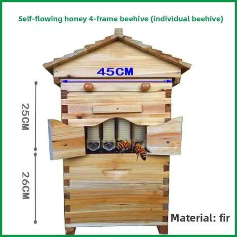 Automatic Honey Flow Hive Frame Plastic Foundation Beekeeping Supers Kit Bee Keeping