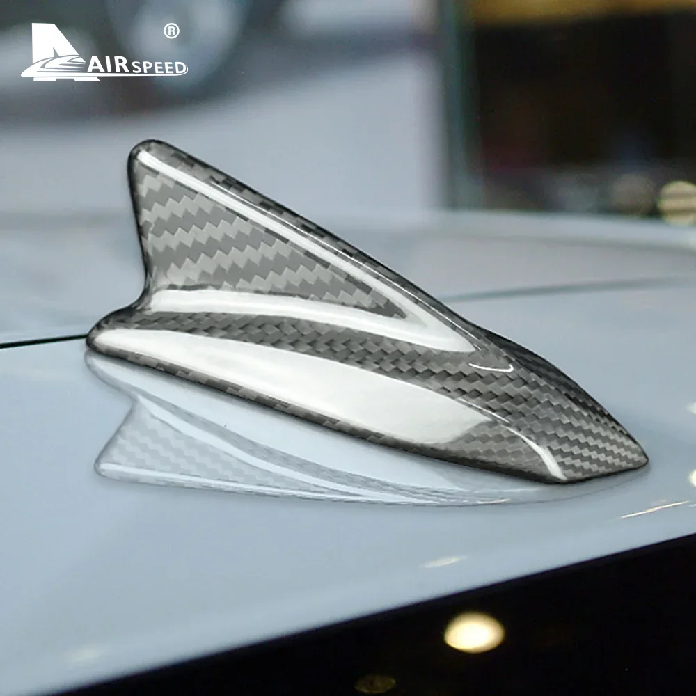 For Lexus LS ES LX NX IS250 IS350 CT RC UX LM RX Cover StickerReal Hard Carbon Fiber Car Roof Aerial Shark Fin Antenna