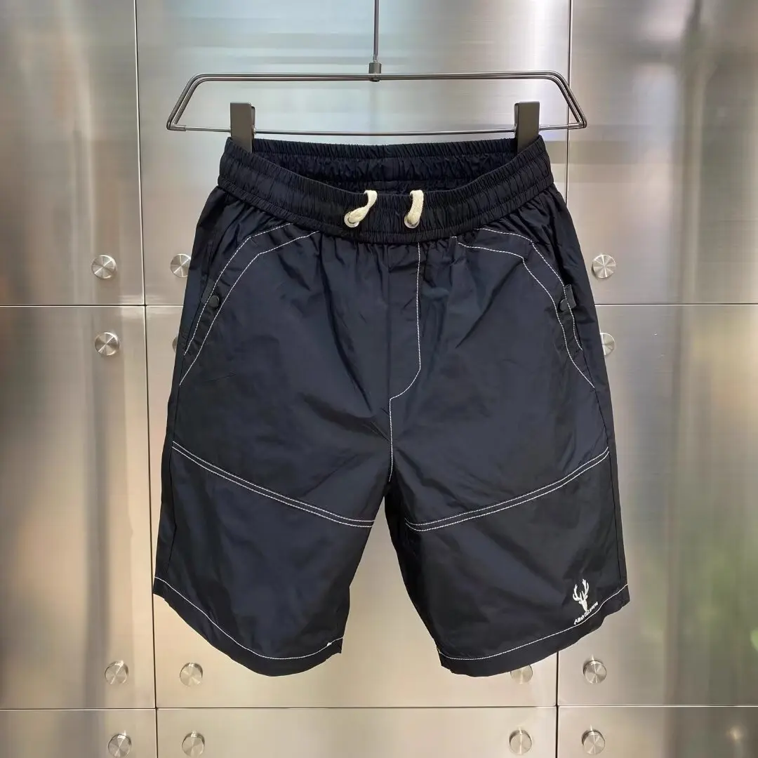 2024 Men\'s Sports Shorts Summer Graphic Sweatpants High Street Fashion Green Shorts High Quality Beach Quick Drying Shorts New